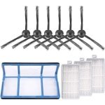 10 accessoires compatibel met de ZACO V5sPro en V5x robotstofzuigers, en reserveonderdelen die ook compatibel zijn met de ILIFE V5s Pro, V5s, V5, V3s en V3 robotstofzuigers.