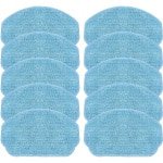 10-stuks stofzuiger dweilpads - Nat gebruik dweilpads - Vloerreiniging - Wasbaar en herbruikbaar - Geschikt voor MAMNV ZCWA Robotstofzuiger Accessoires - Stofzuigeraccessoires - Reiniging - Poetslappen - Accessoires - Blauw