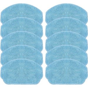10-stuks stofzuiger dweilpads - Nat gebruik dweilpads - Vloerreiniging - Wasbaar en herbruikbaar - Geschikt voor MAMNV ZCWA Robotstofzuiger Accessoires - Stofzuigeraccessoires - Reiniging - Poetslappen - Accessoires - Blauw