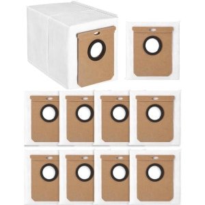 10x Stofzakken geschikt voor Eufy L50 en L60 Robotstofzuiger - Stofzakken - Duurzame - Eenvoudige Installatie - Veilige Sluiting en Lekvrije Opslag