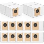 12 Stuks stofzakken geschikt voor Eufy Omni C20, C10 robotstofzuigers - Stofzuigerzakken - vervangende accessoires met grote capaciteit
