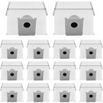 (14 Stuks) X8 Pro Omni Vervangende Stofzakken Compatibel Met ECOVACS DEEBOT X8 PRO OMNI/ T80 Omni/ T30C Omni/ X9 Pro Omni/ T50 MAX PRO Omni/ T50 PRO Omni Robotstofzuiger, Stofzakken, Stofzuigerzak