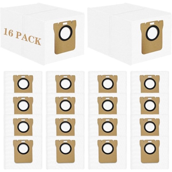 16 stofzakken - geschikt voor Dreame S10/S20/X10/X20/L10/M40 robotstofzuigers