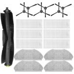 17 stuks geschikt voor 360 S10 X100 MAX Robotstofzuiger Accessoires Hoofd- en zijborstelfilterset