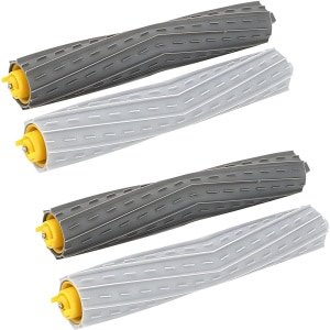 2 paar - SWGOTA Accessoires voor robotstofzuigers - Hoofdborstel voor iRobot Roomba 800- en 900-serie - Vervangende borstel voor modellen 860, 870, 880, 980 - Reinigingsborstel - Reinigingsaccessoires - Diverse kleuren