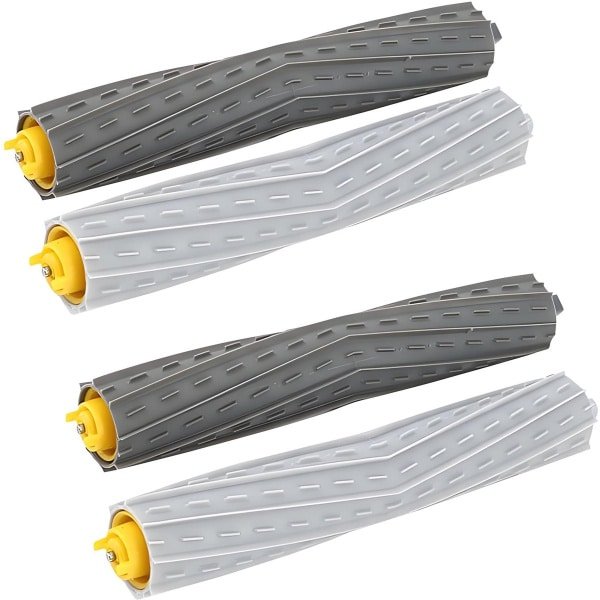 2 paar - SWGOTA Accessoires voor robotstofzuigers - Hoofdborstel voor iRobot Roomba 800- en 900-serie - Vervangende borstel voor modellen 860, 870, 880, 980 - Reinigingsborstel - Reinigingsaccessoires - Diverse kleuren