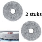 2 x Dweildoeken - Dweilpads- Robotstofzuiger dweil pads , Geschikt voor Dreame L10s Ultra, L10s Pro - Reiniging en decontaminatie