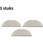 3-pack - Vervangende doek voor Roborock Q8 Max+/Q5 Pro robotstofzuigers - Abrikoos
