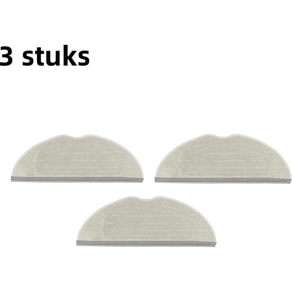 3-pack - Vervangende doek voor Roborock Q8 Max+/Q5 Pro robotstofzuigers - Abrikoos