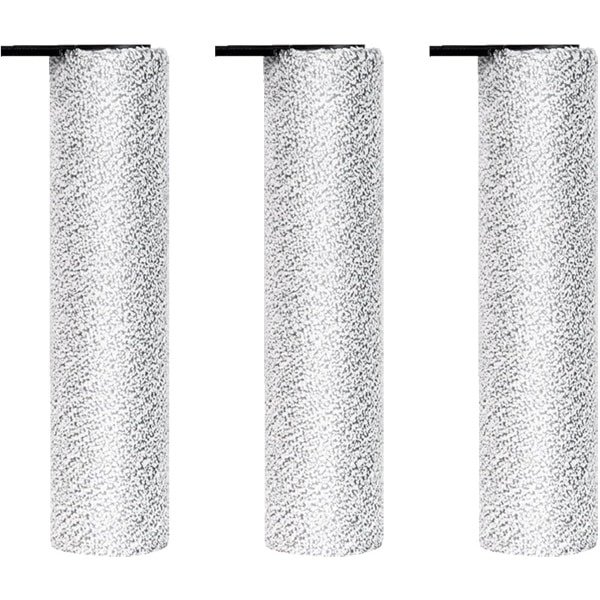 3 stuks Rolborstel - geschikt voor UWANT D100 - D100 PRO - V8 - V10 - V20 - D5 - D5 PRO - A60 - A100 - voor robotstofzuiger - 26.1*6*8.3cm - grijs