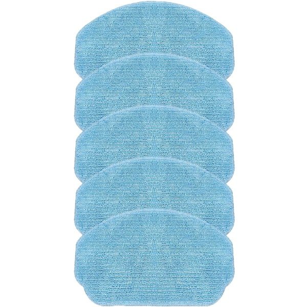 5-stuks stofzuiger dweilpads - Nat gebruik dweilpads - Vloerreiniging - Wasbaar en herbruikbaar - Geschikt voor MAMNV ZCWA Robotstofzuiger Accessoires - Stofzuigeraccessoires - Reiniging - Poetslappen - Accessoires - Blauw