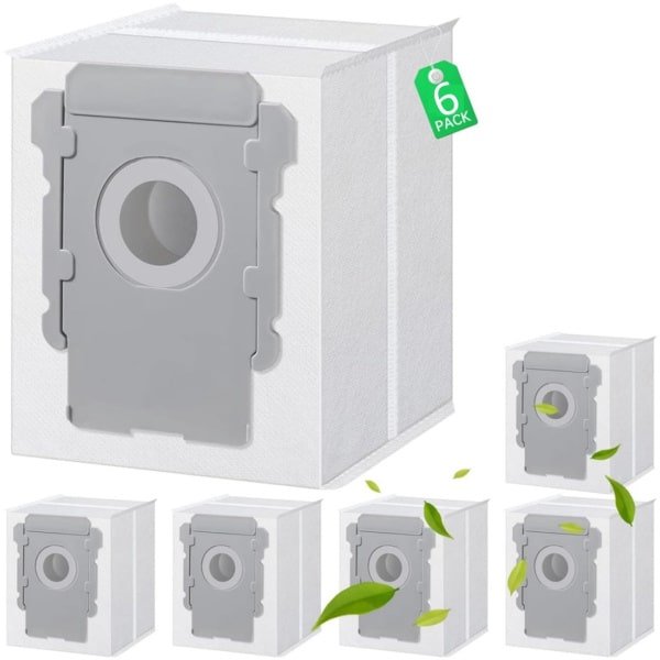 6 Stuks Stofzuigerzakken geschikt voor iRobot Roomba i3 i4 i5 i6 i7 i8 E5 E6 S9 S9+ Robotstofzuiger - Stofzuigerzakken