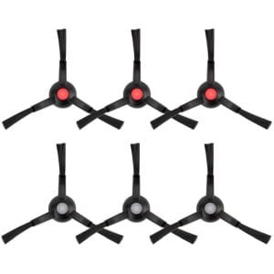 6 Stuks Zijborstels geschikt voor Eufy Omni E25/E28 robotstofzuiger - Stofzuiger onderdeel - Zijborstels - hoekborstel accessoireset - stofzuiger opzetborstels - randveegborstels