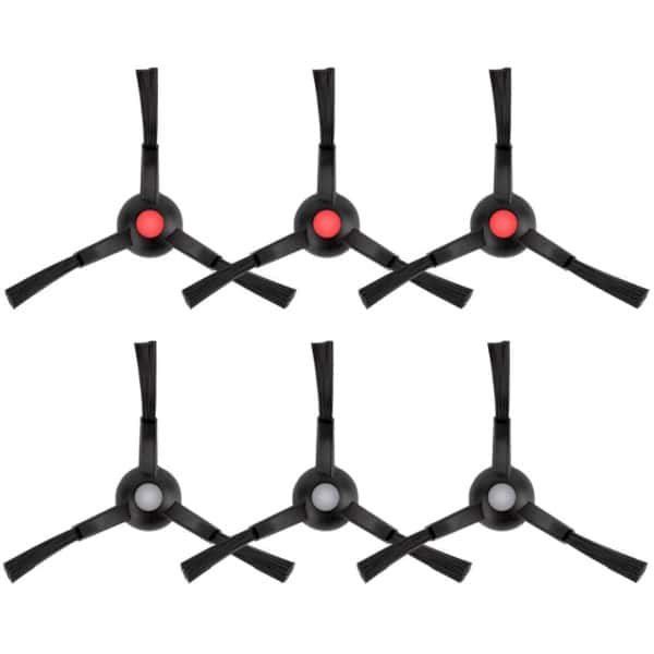 6 Stuks Zijborstels geschikt voor Eufy Omni E25/E28 robotstofzuiger - Stofzuiger onderdeel - Zijborstels - hoekborstel accessoireset - stofzuiger opzetborstels - randveegborstels