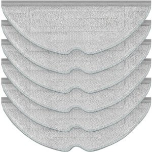6 stuks wisserdoeken geschikt voor Roborock S8/S8+/S7/S7+/S7 MaxV/S7 MaxV Ultra / S7 Pro Ultra/T7 / T7 Plus robotstofzuiger - Losse vloermoppen - vervangende wisdoeken mop - microvezel zachte schoonmaakdoek - reserveonderdelen
