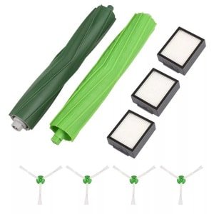 6 vervangende onderdelen voor accessoires voor robotstofzuigers, waaronder rolborstel, zijborstel en stofzak