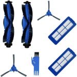 7 x Onderdelen - Accessoires Set - Geschikt voor Eufy 11S/15C/30C max/G30 robotstofzuiger(2 hoofdborstels, 2 zijborstels, 2 filters, 1 reinigingsborstel)
