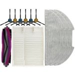 Accessoirekit Vervanging - 12 stuks - geschikt voor Eureka E10s - E20 Plus Robotstofzuiger - onderhoudsset robotstofzuiger - Stofzuigeraccessoires