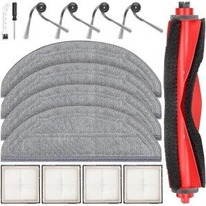 Allecto plus - Accessoireset voor robotstofzuiger Q10 S5/Q10 S5+: borstel, dweilpads, HEPA-filters, zijborstels