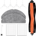 Allecto plus - Accessoireset voor robotstofzuiger S20: 1 hoofdborstel, 2 dweilpads, 2 HEPA-filters, 4 zijborstels, 1 reinigingsaccessoires