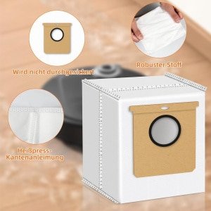 Allecto plus - Stofzakken voor robotstofzuiger - Grote capaciteit - Stofzuigerzakken - Clean Station reserveonderdelen