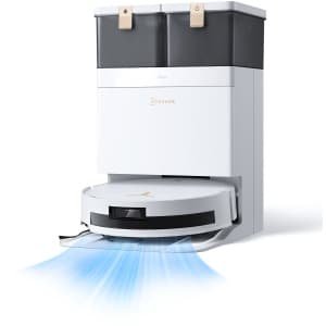 ECOVACS - DEEBOT T50 Max Pro Omni Gen 2 - Stofzuig- en dweilrobot - 18.500 Pa zuigkracht- Zelfreinigende Robotstofzuiger met Warmwater - Dweilsysteem - Automatisch Leegstation - Geschikt voor dierenharen