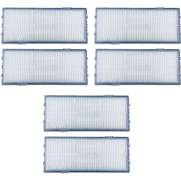 Filtervervangingsset geschikt voor Roborock - 6-delige set - Accessoires voor robotstofzuigers