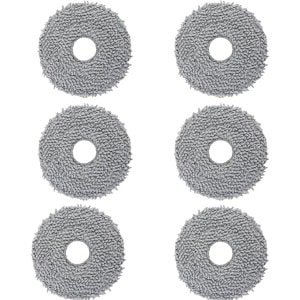 Geschikt voor Roborock P10 donkergrijs dweildoek - Robotstofzuiger Onderdelen - 6 Stuks