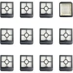 HEPA filter - 12 stuks - geschikt voor Midea Eureka X8 - X9 - FC9 - FC9-Flash - FC9 PRO Smart Robotstofzuiger - 75*90*30 mm - Accessoires