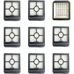 HEPA filter - 9 stuks - geschikt voor Midea Eureka X8 - X9 - FC9 - FC9-Flash - FC9 PRO Smart Robotstofzuiger - 75*90*30 mm - Accessoires