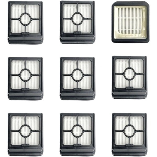 HEPA filter - 9 stuks - geschikt voor Midea Eureka X8 - X9 - FC9 - FC9-Flash - FC9 PRO Smart Robotstofzuiger - 75*90*30 mm - Accessoires