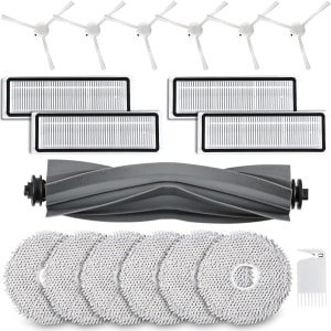 Mmgoqqt 18Pcs - Reserveonderdelen - Robotstofzuiger - Accessoireset - Zwart -L10 - Efficiënt Reinigen