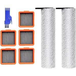 Rolborstel & filter - geschikt voor UWANT D100 - D100 PRO - V8 - V10 - V20 - D5 - D5 PRO - A60 - A100 - voor robotstofzuiger - 8 stuks - met reinigingsborstel