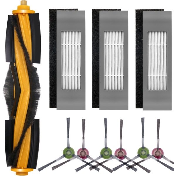 Rolborstels - hoofdborstel - Onderdelen geschikt - HEPA-filters - Geschikt Voor Ecovacs Deebot Ozmo 920/950/700/750/T5/T8/T8+/T8 AIVI/N8/N8+/N8 PRO/T9 - Vervangende onderdelen voor robotstofzuiger