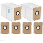 Set van 6 stofzuigerzakken - geschikt voor Conga 11090 Cecotec & Haier H11 - JH68U1 & VIOMI Alpha 3 Pro - voor robotstofzuigers