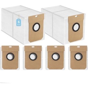 Set van 6 stofzuigerzakken - geschikt voor Conga 11090 Cecotec & Haier H11 - JH68U1 & VIOMI Alpha 3 Pro - voor robotstofzuigers