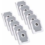 Stofzuigerzakken - Vacuumzakken - 10 Delen Set - 3L-3.6L Capaciteit - Geschikt Voor Robotstofzuigers - Inclusief Push-Pull Greep