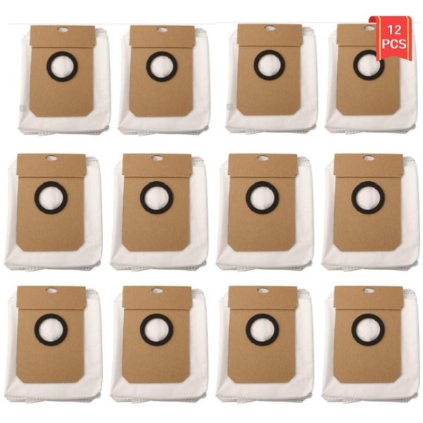 Stofzuigerzakken geschikt voor Cecotec/ Conga 11090/Alpha3pro JH68U1 Robotstofzuiger | Stofzuiger Stofzakken | Stofzuiger Accessoires (12 PACK)