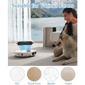 TriCut Borstel - Geschikt voor Dreame X40/X40 Pro/S30 Pro Ultra/X40 Ultra/L40 Ultra/X40 Master Zuigrobot - Anti-Klitten - Kookplaat Verwijdert Vervilt Haar - Vervangende Onderdelen - Borstel voor Robotstofzuigers