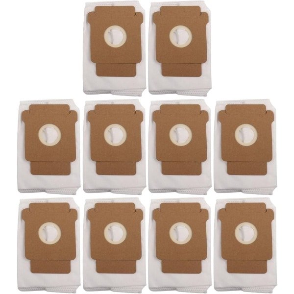 Verpakking van 10 stofzakken voor Roomba 105/Plus 405/Plus 505/Max 705/Combo 2 Essential robotstofzuigers- inhoud 3 liter- smeltgeblazen vezel en niet-geweven stof- geavanceerde filtratie