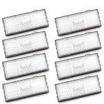 Vervangend filter geschikt voor Roborock S7 S7+ S7 Max Ultra S8 Pro Ultra S8+ S8 S7 MaxV S7 MaxV Plus T7S T7 plus T7S plus robotstofzuiger, wasbaar - harde vloerfilter, 8 stuks