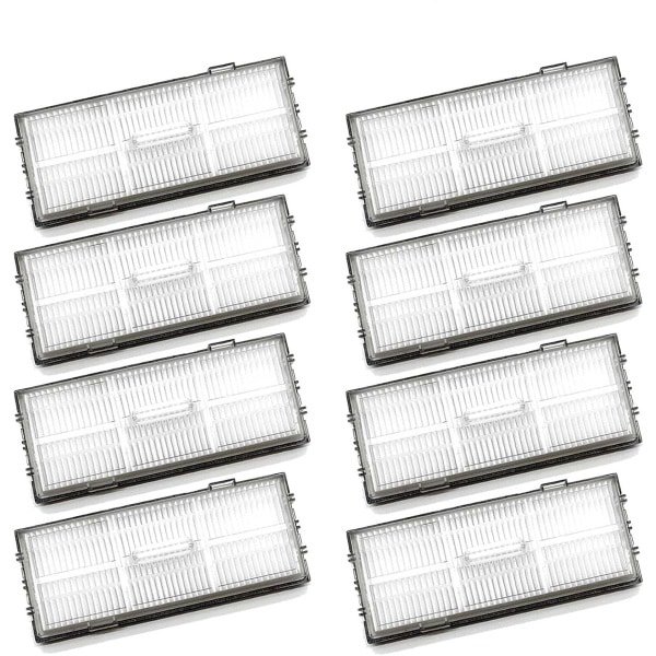 Vervangend filter geschikt voor Roborock S7 S7+ S7 Max Ultra S8 Pro Ultra S8+ S8 S7 MaxV S7 MaxV Plus T7S T7 plus T7S plus robotstofzuiger, wasbaar - harde vloerfilter, 8 stuks