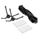 Vervangende Onderdelen - 5-Delige - Geschikt voor Tapo RV20 Max Plus/Tapo RV20 Max/Tapo RV30 Max Plus/Tapo RV30 Max Robotstofzuiger - 1 Rolborstel, 2 Zijborstels, 2 HEPA-Filters - Accessoireset
