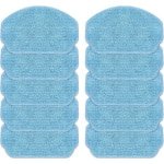 Vervangende dweilpads - 10-pack - Natte dweilpads - Vloerreiniging - Wasbaar en herbruikbaar - Geschikt voor MAMNV ZCWA robotstofzuigers - Stofzuigeraccessoires - Reiniging - Reinigingsdoeken - Accessoires - Blauw