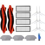 Vervangende onderdelenset voor Xiaomi Mijia 2S- P- Viomi V3- SE robotstofzuiger- accessoires: 2 rolborstels- 4 filters- 1 reinigingsborstel (16 stuks)