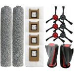 13 stuks Reserveonderdeel accessoires - geschikt voor Eufy Omni E25 - Eufy Omni E28 robotstofzuigers - 1 hoofdborste - 6 stofzakken - 4 zijborstels - 2 rolmops
