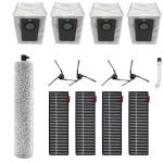16 stuks robotstofzuiger accessoires - Geschikt voor UWANT U300 & U300 MAX - met reinigingsborstel - Onderdelen - voor robotstofzuiger - Vervangingsonderdelen