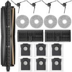 17 stuks robotstofzuiger accessoires - Geschikt voor Mova P50 Pro Ultra - P50 Ultra - Onderdelen - voor robotstofzuiger - Vervangingsonderdelen