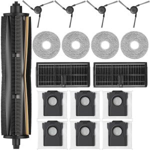 17 stuks robotstofzuiger accessoires - Geschikt voor Mova P50 Pro Ultra - P50 Ultra - Onderdelen - voor robotstofzuiger - Vervangingsonderdelen