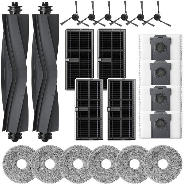 22-delige accessoireset - geschikt voor MOVA P10 Pro Ultra - P10 Ultra - Dreame L40 Ultra - X40 Ultra - X40 Master robotstofzuigers